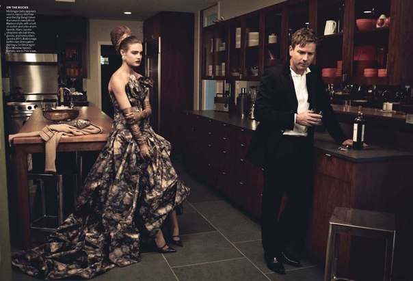 Эван Макгрегор и Наталья Водянова. VOGUE Эван Макгрегор и Наталья Водянова. VOGUE