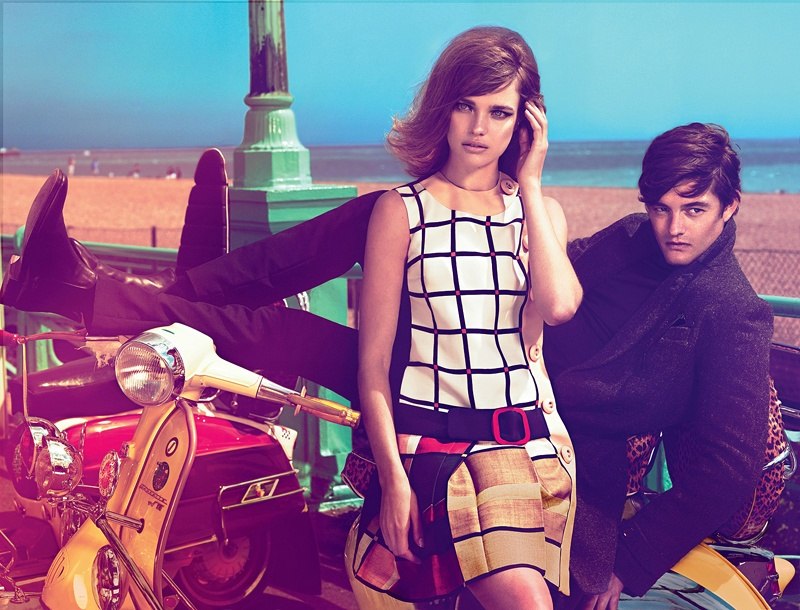 Natalia Vodianova and Sam Riley for Vogue US by Mert Alas and Marcus Piggott