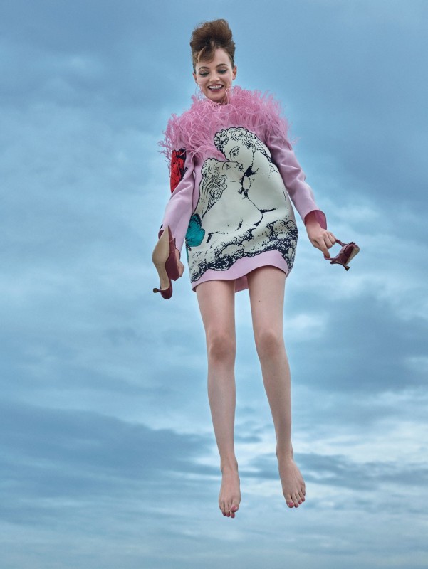 Fran Summers for Vogue UK by Arthur Elgort Fran Summers for Vogue UK by Arthur Elgort