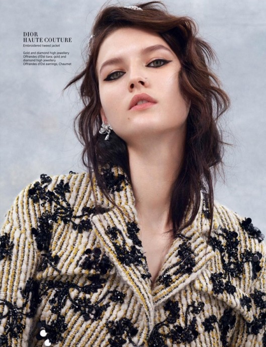 Katlin Aas for Harper’s Bazaar Singapore by Jens Langkjaer