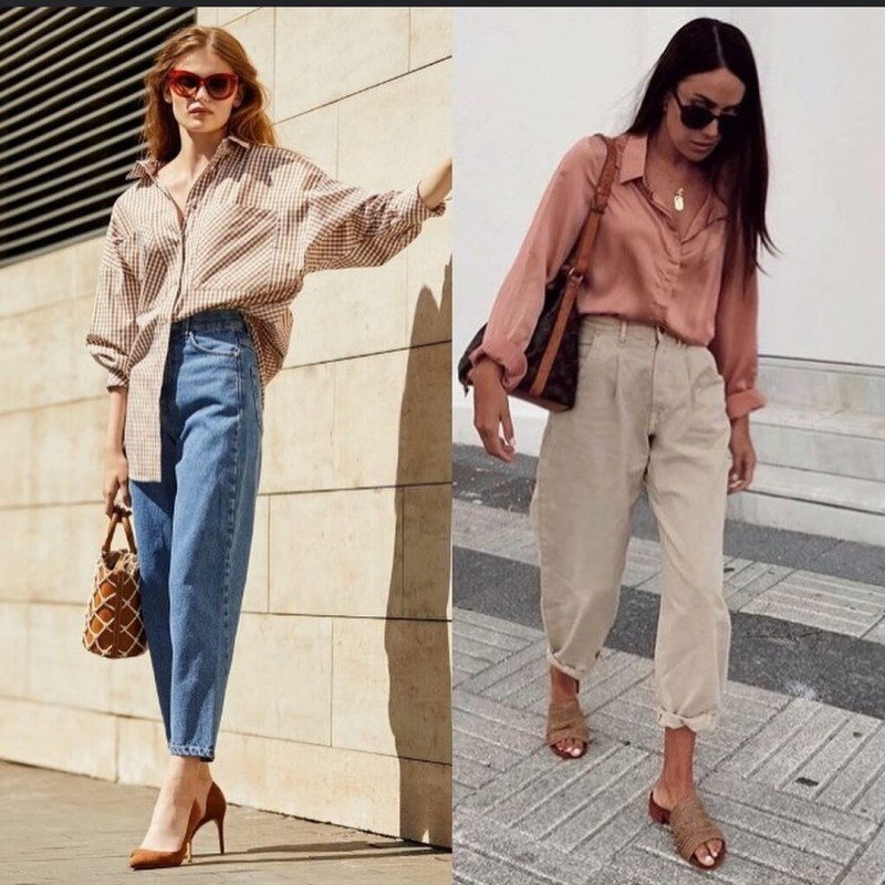 Модель джинсов slouchy Модель джинсов slouchy