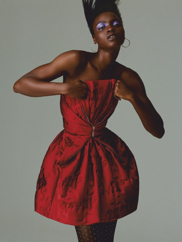 Olamide Ogundele for Elle UK by Daniel Clavero