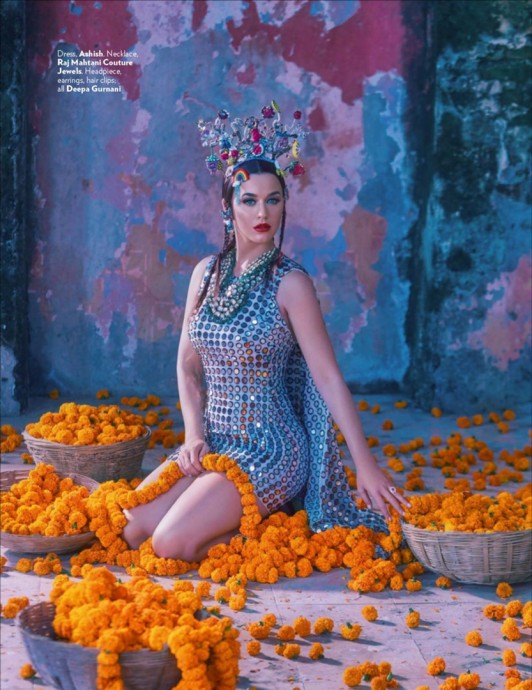 Кэти Перри (Katy Perry) в фотосессии для журнала Vogue India