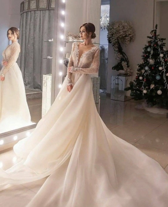 Эти свадебные платья на столько роскошны, что захватывает дух