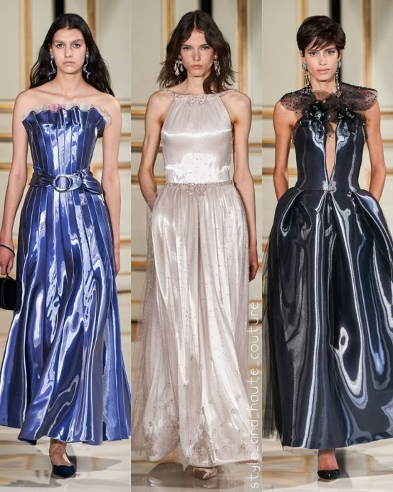 Роскошные наряды – яркая и запоминающаяся коллекция на модном показе от Giorgio Armani