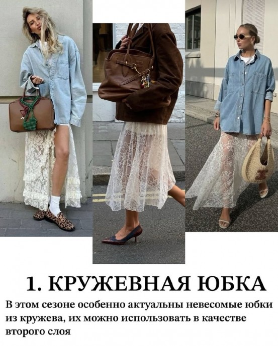 9 трендов в юбках