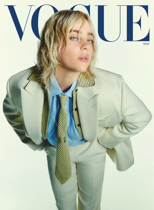 Билли Айлиш (Billie Eilish) в фотосессии для журнала Vogue US (2024) Билли Айлиш (Billie Eilish) в фотосессии для журнала Vogue US (2024)