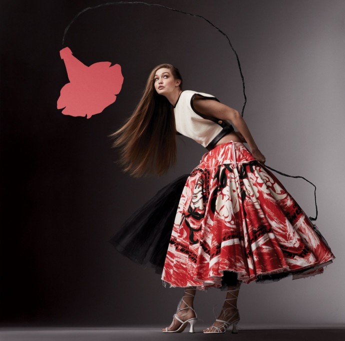 Джиджи Хадид (Gigi Hadid) украсила страницы Vogue Magazine