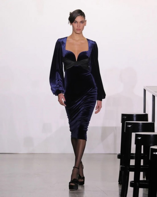 Коллекция Badgley Mischka Ready-To-Wear Осень-Зима 2023