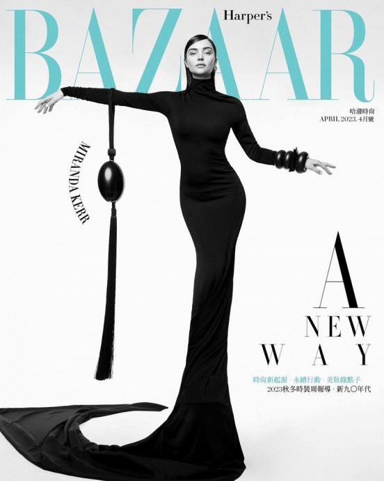 Миранда Керр (Miranda Kerr) в фотосессии для журнала Harper’s Bazaar Taiwan (2023)