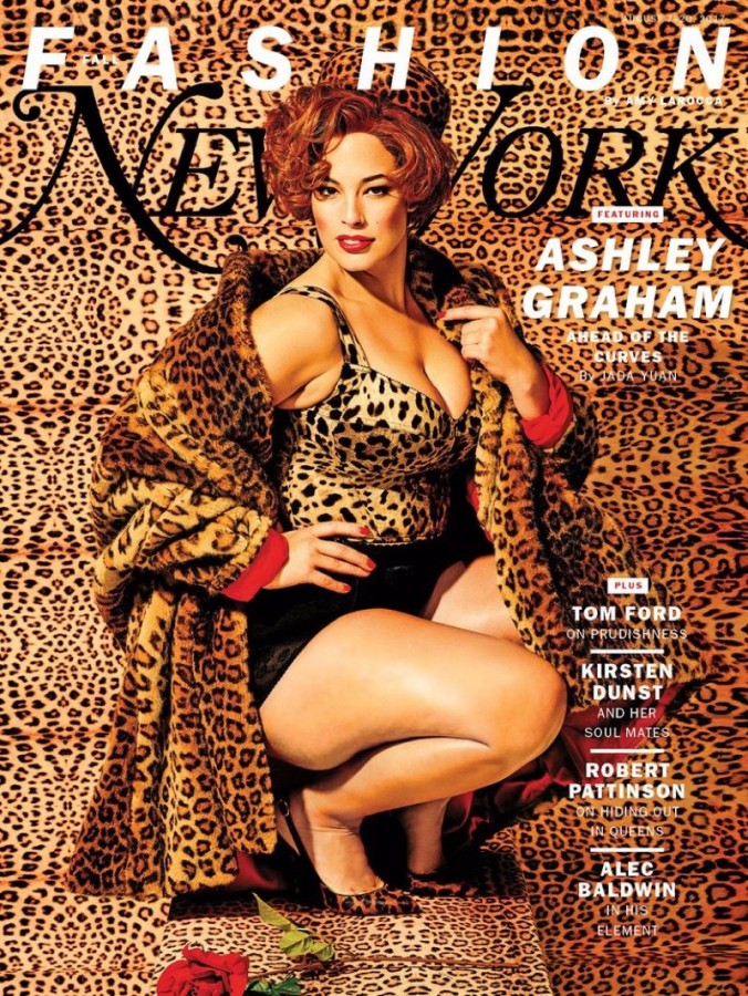​Эшли Грэм в пинап-фотосессии для New York Magazine, 2017