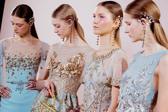 Georges Hobeika Haute Couture S/S 2017 - Backstage.