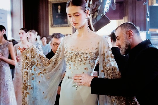 Georges Hobeika Haute Couture S/S 2017 - Backstage.