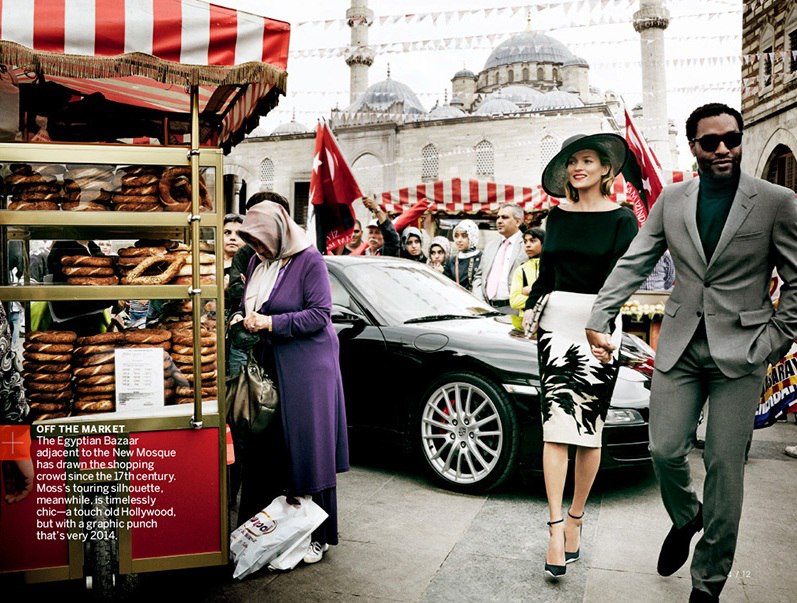 ​Кейт Мосс и Чиветел Эджиофор для Vogue US