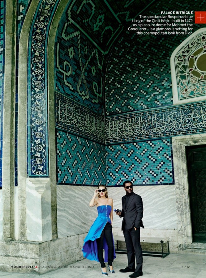 Кейт Мосс и Чиветел Эджиофор для Vogue US Кейт Мосс и Чиветел Эджиофор для Vogue US