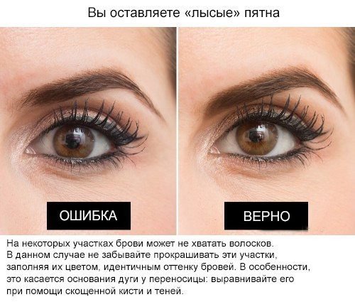 Ошибки при создании идеальных бровей! Ошибки при создании идеальных бровей!