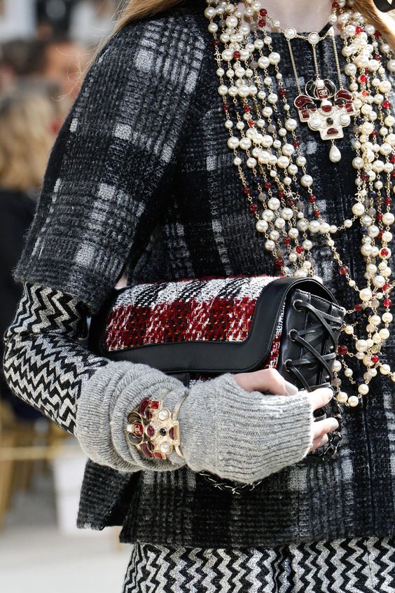 Модели коллекции Chanel, fw 2017