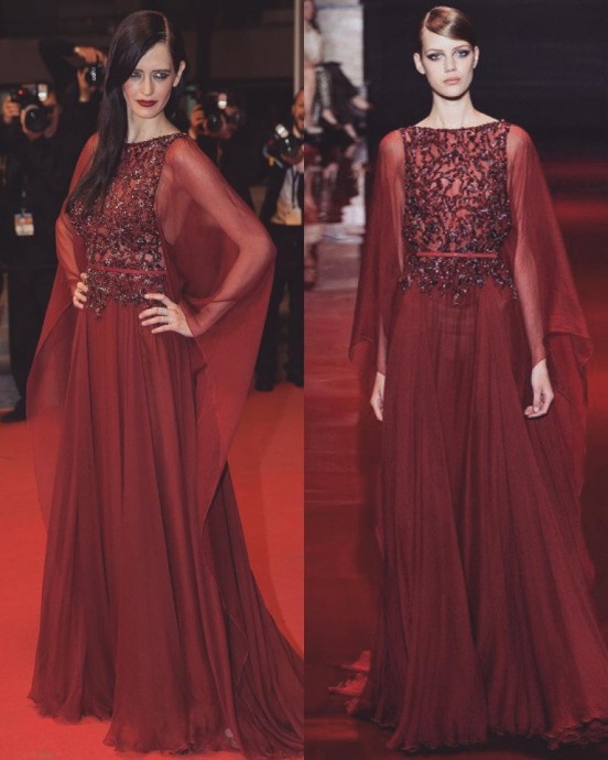 Знаменитости на ковровых дорожках в шикарных нарядах от Elie Saab Знаменитости на ковровых дорожках в шикарных нарядах от Elie Saab