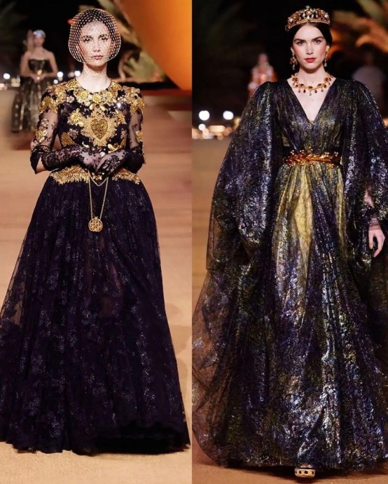 Как всегда великолепная коллекция нарядов от модного дома Dolce & Gabbana