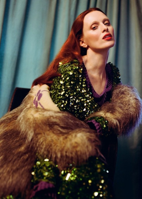 Карен Элсон (Karen Elson) в фотосессии для журнала InStyle US Карен Элсон (Karen Elson) в фотосессии для журнала InStyle US