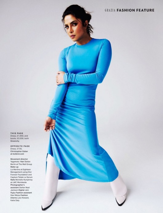Приянка Чопра (Priyanka Chopra) в фотосессии для журнала Grazia UK (2023)