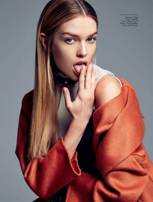 Stella Maxwell for Elle Brazil by Max Abadian