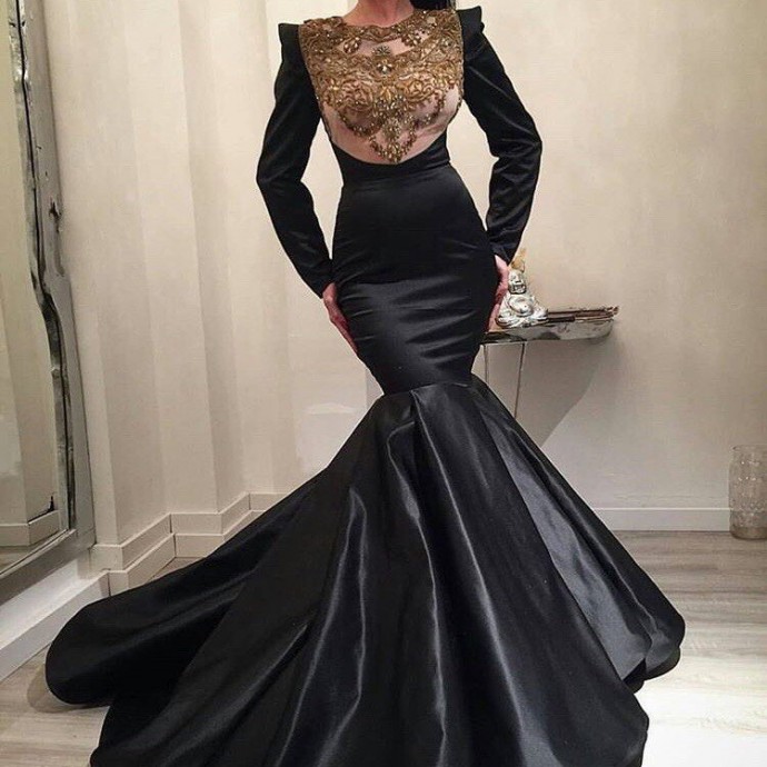 Роскошные черные платья