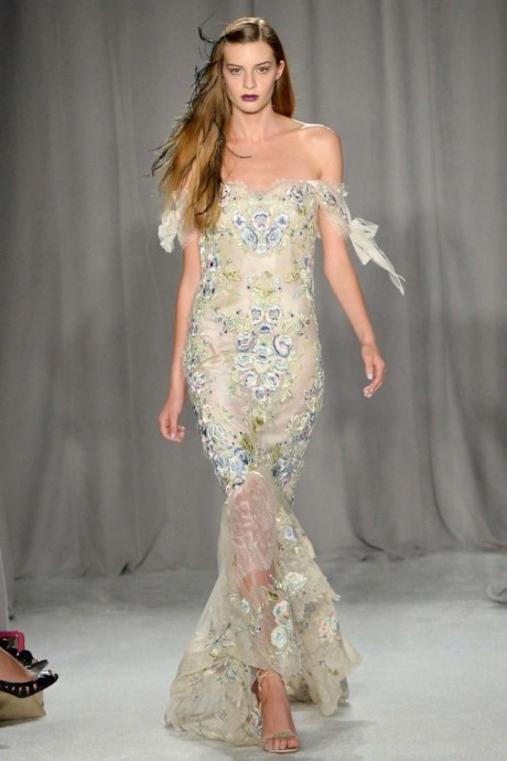 Модели коллекции Marchesa