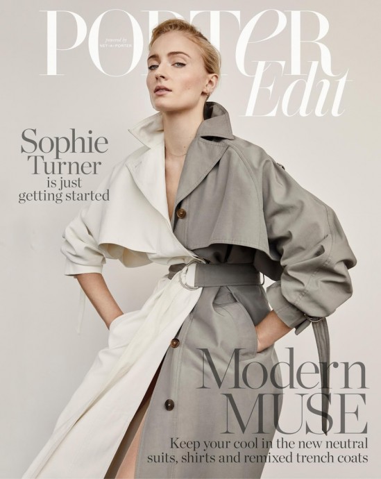 Sophie Turner for PorterEdit by Yelena Yemchuk