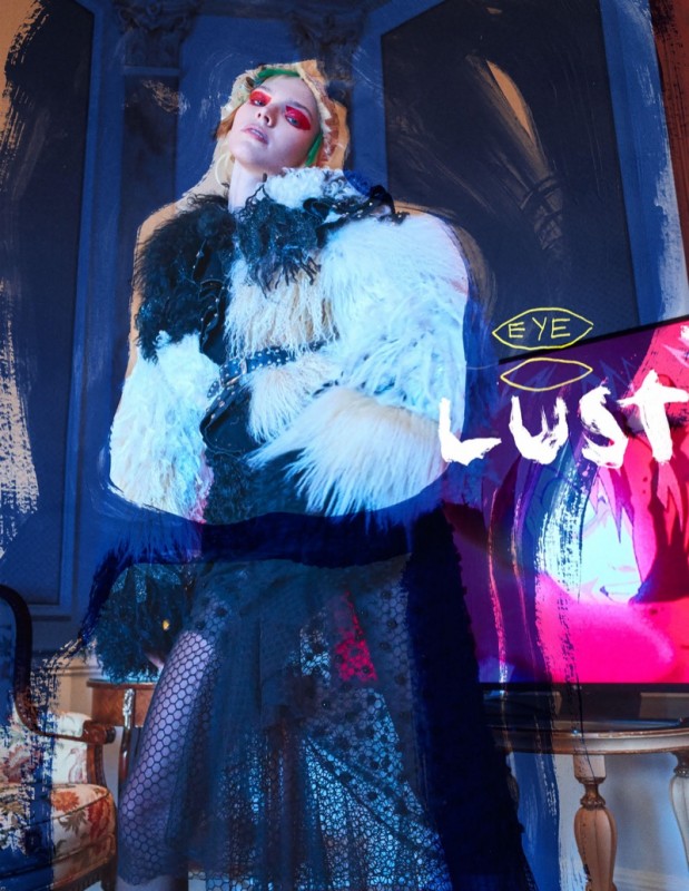 Sasha Luss for The Fashionable Lampoon by Hunter & Gatti