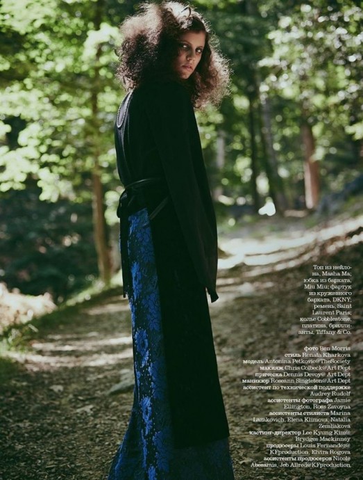 Antonina Petkovic for ELLE Russia by Ben Morris