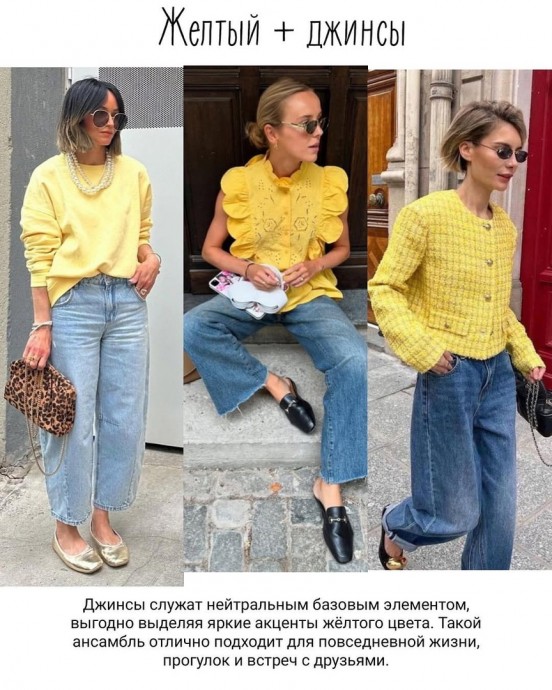 С чем сочетать трендовый желтый