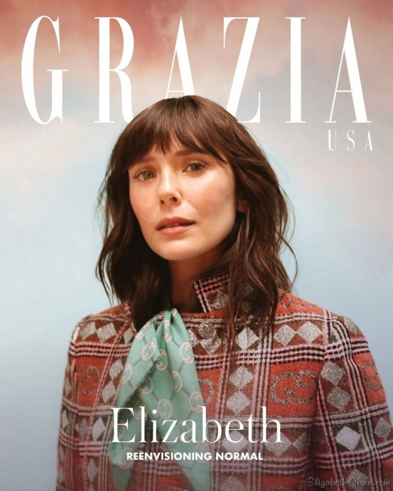 Элизабет Олсен (Elizabeth Olsen) в фотосессии для журнала Grazia