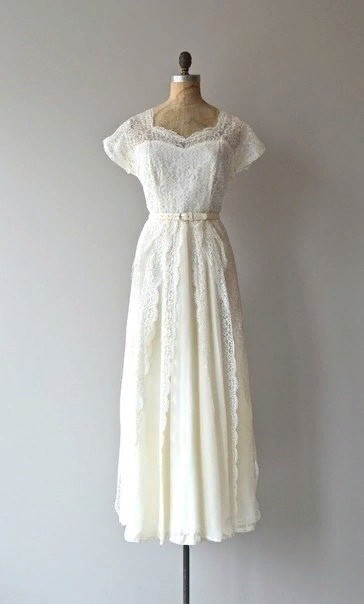 Нежность: свадебные платья 1940-х годов