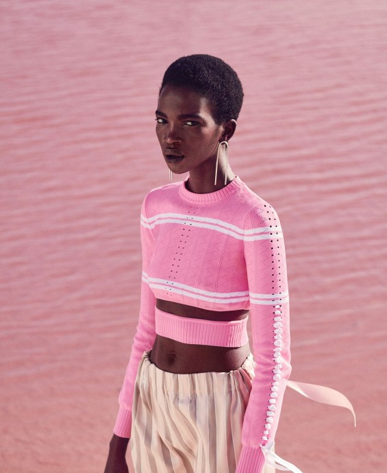 Aamito Lagum for Harper’s Bazaar by Daniel Riera