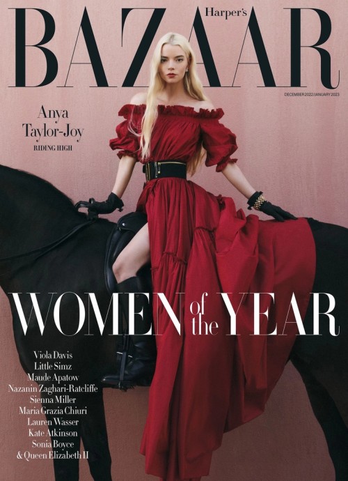 Аня Тейлор-Джой (Anya Taylor-Joy) в фотосессии для журнала Harper’s Bazaar UK (2023)