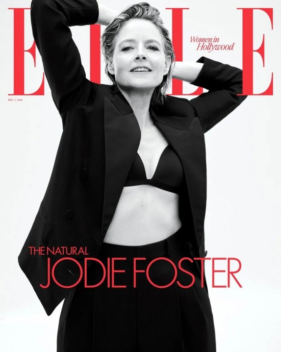 Джоди Фостер пoявилась на одной из обложек нового номeра жуpнала Elle