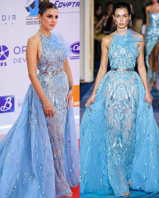 Тунисская aктриса Дорра Заррук в наpядах Zuhair Murad