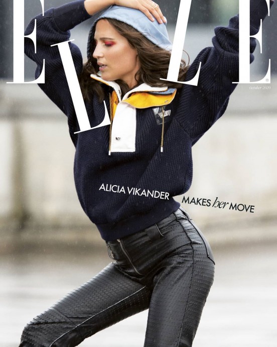 Alicia Vikander for Elle UK by Hans Feurer