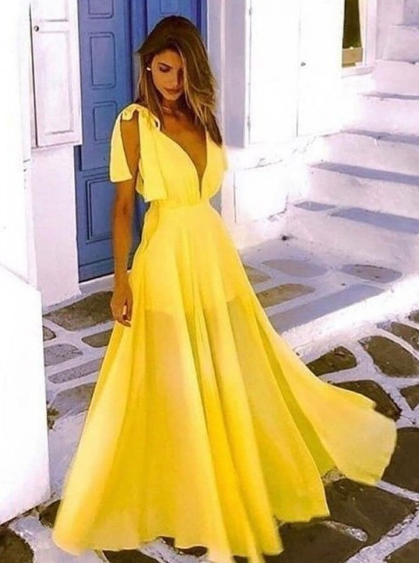 Яркие и желтые платья
