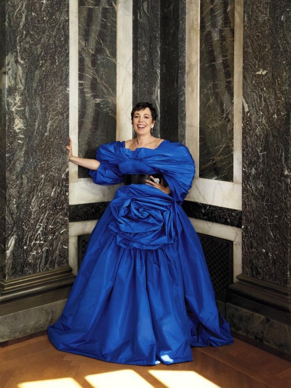 Olivia Colman for Harper's Bazaar UK by Alexi Lubomirski