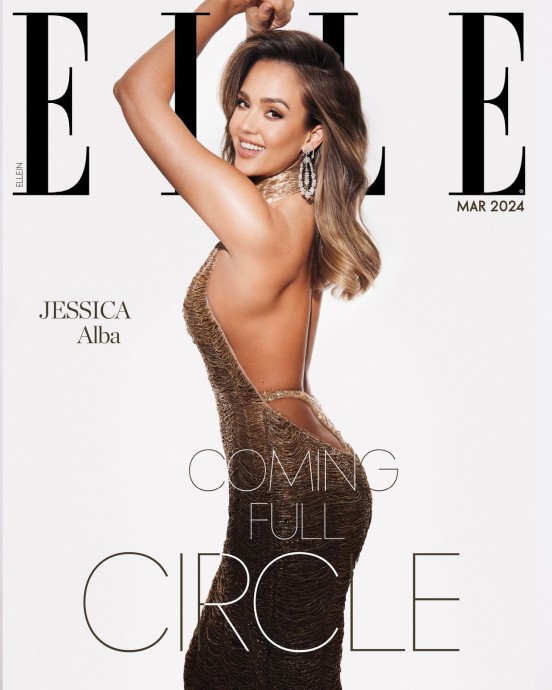 Джессика Альба (Jessica Alba) в фотосессии для журнала ELLE India (2024)