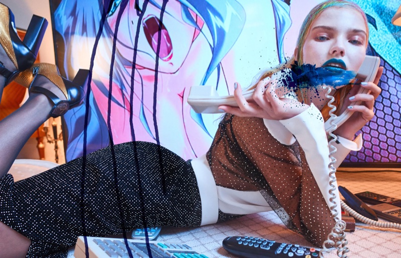 Sasha Luss for The Fashionable Lampoon by Hunter & Gatti Sasha Luss for The Fashionable Lampoon by Hunter & Gatti