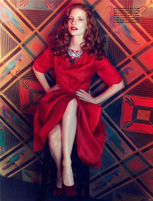 Jessica Chastain for Vogue Italia by Michelangelo di Battista Jessica Chastain for Vogue Italia by Michelangelo di Battista