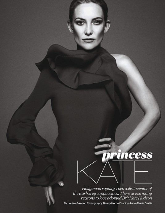 Kate Hudson for Elle UK by Benny Horne