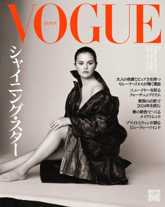 Селена Гомес (Selena Gomez) в фотосессии для журнала Vogue Japan (2024)