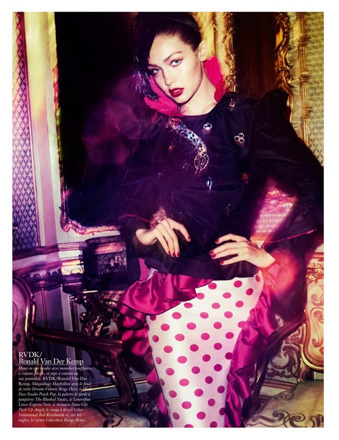 Gigi Hadid for Vogue Paris by Mario Testino