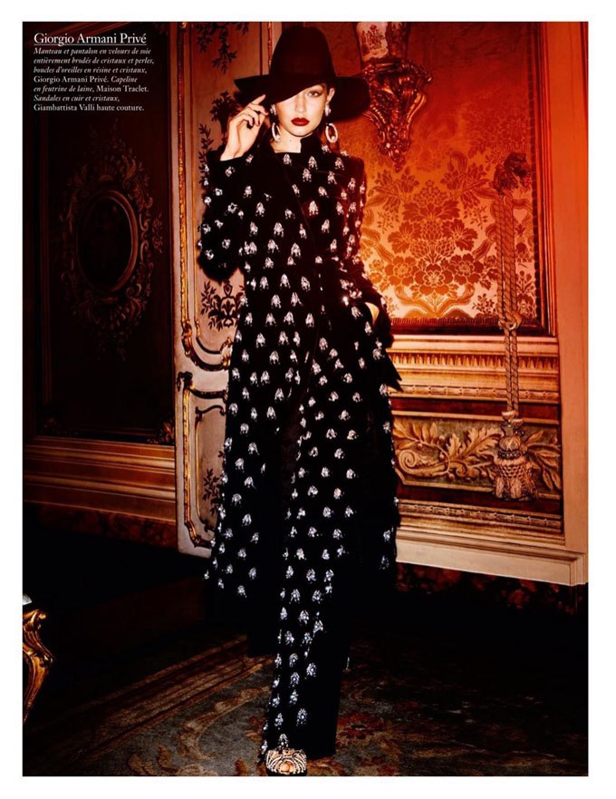 Gigi Hadid for Vogue Paris by Mario Testino