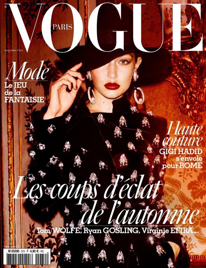 Gigi Hadid for Vogue Paris by Mario Testino Gigi Hadid for Vogue Paris by Mario Testino