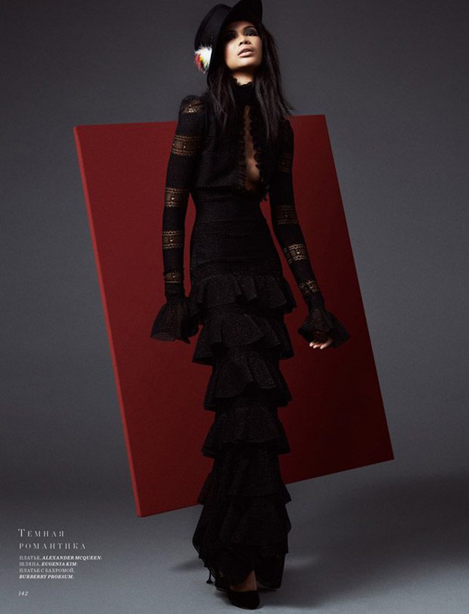Chanel Iman for Harper’s Bazaar Kazakhstan by Matallana
